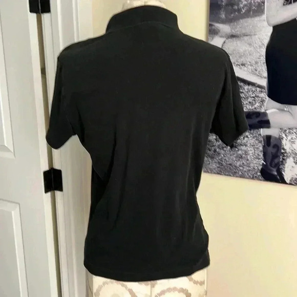 LaCoste Izod black knit pull over S/M - Picture 4 of 7